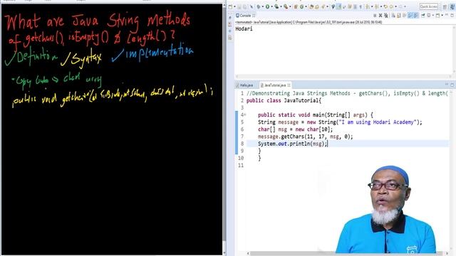 Java Programming for Intermediate - 4. String Methods - getChars(), isEmpty() and length() смотреть онлайн