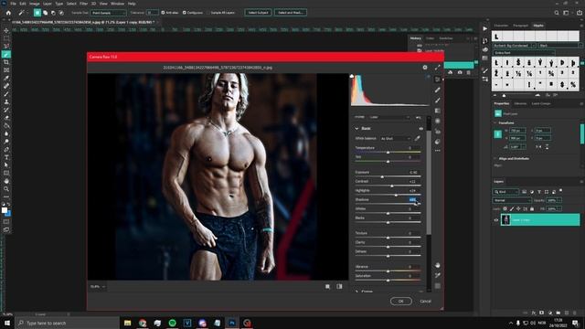 How To Make This INSANE GYM Filter! (Photoshop)