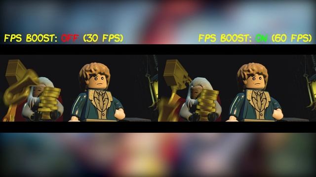FPS Boost | LEGO The Hobbit (30fps vs 60fps Gameplay) смотреть онлайн