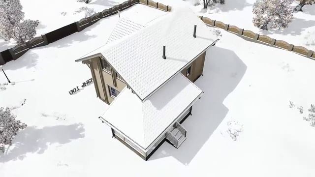 Проект Жизнь-100. Двойной брус. HouseБюро.