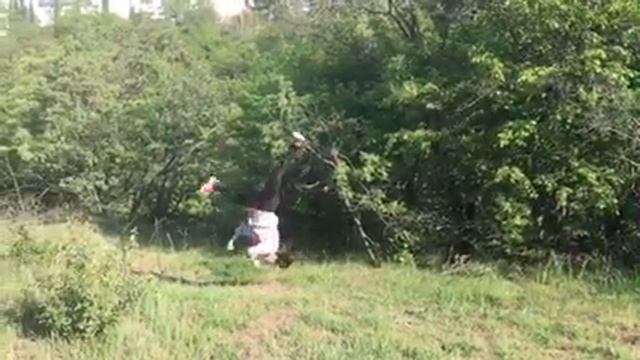 Маховое сальто || колесо без рук