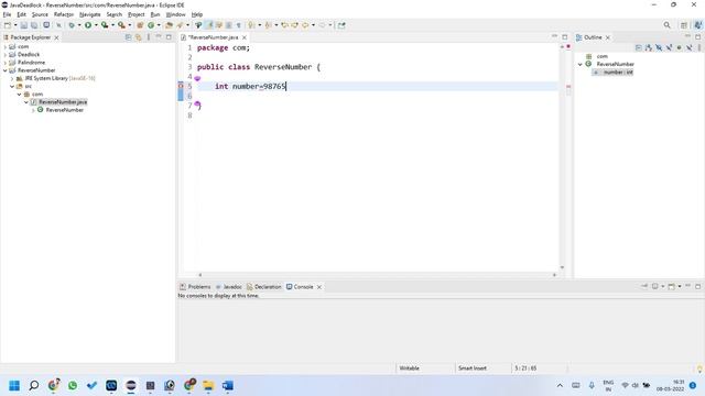 Reverse a Number in Java | Interview Question | Java Developers :- смотреть онлайн