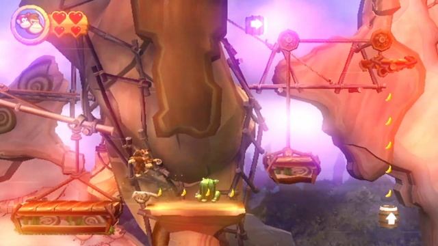 Donkey Kong Country Returns Cliff Part 2 No Commentary смотреть онлайн