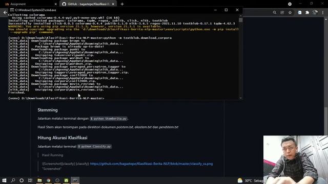 UTS Web dan Text Mining Klasifikasi Berita Menggunakan Bahasa Python смотреть онлайн