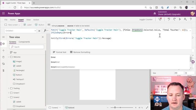 Power Apps Errors Function when using Patch and other data source changes смотреть онлайн