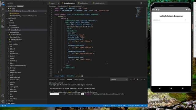 Expandable Circular Button (RN 0.63.4) смотреть онлайн