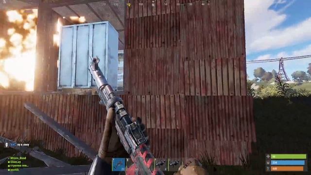 ДВЕ БАШНИ УГРОЖАЮТ НАМ БАНОМ В РАСТ / RUST смотреть онлайн