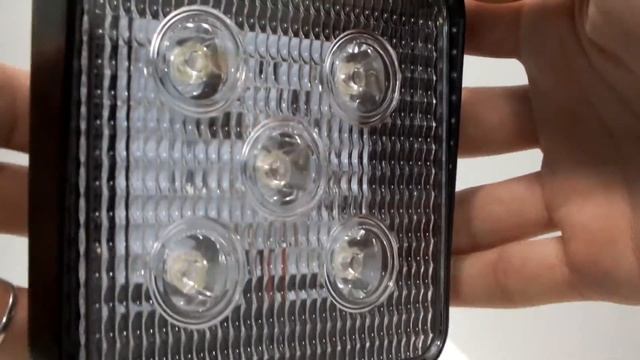 Фара дополнительного освещения LED 15W 5 диодов по 3Вт, дальний свет смотреть онлайн