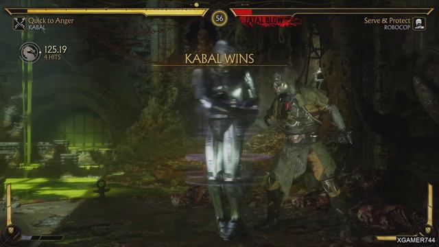 Mortal Kombat 11 - Kabal Vs. Robocop (VERY HARD) смотреть онлайн