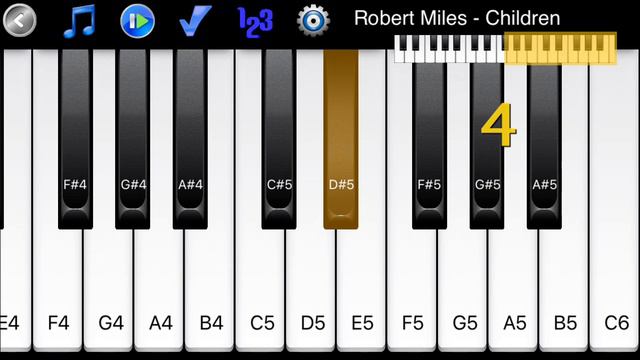 Robert Miles - Children - How to Play Piano Melody смотреть онлайн