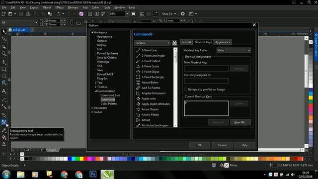Bài 11. Cài đặt phím tắt cho CorelDRAW X8 | Học CorelDRAW смотреть онлайн