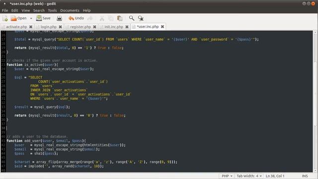 PHP Tutorial: Register and Login (Email Activation Extension) [part 03] смотреть онлайн