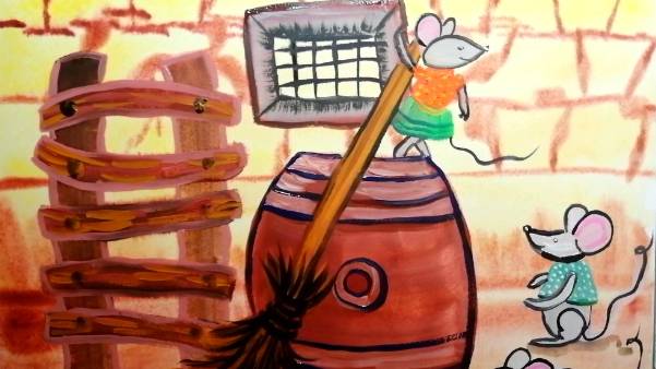 Как нарисовать сказку "Мышка которая ела кошек" смотреть онлайн