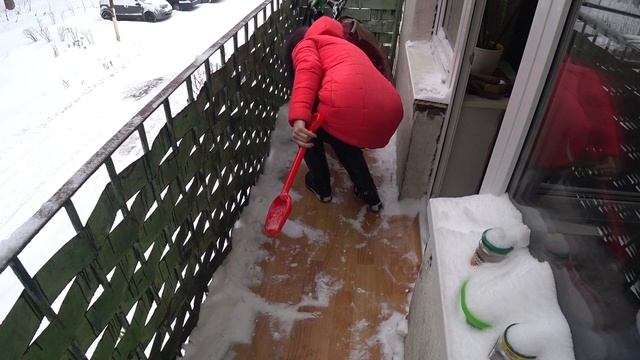 ?С чего начинается утро ?Очищаю от снега ?Делаю вкусный винегрет 14.01.21