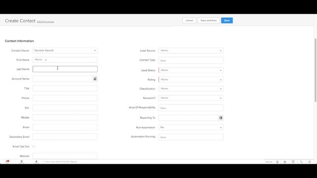 Zoho Go! Zoho CRM: Creating a Record смотреть онлайн