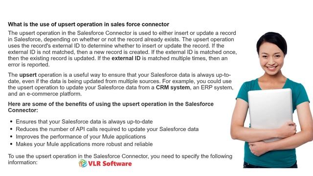 What is the use of upsert operation in sales force connector in mule ||MuleSoft interview ques & An смотреть онлайн