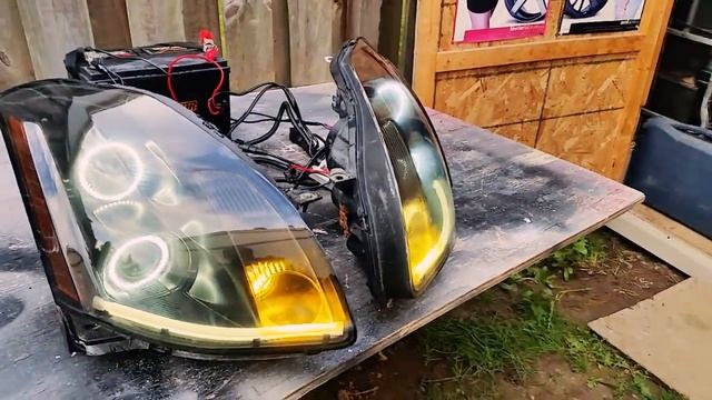 Custom 04 Nissan Maxima Headlights смотреть онлайн