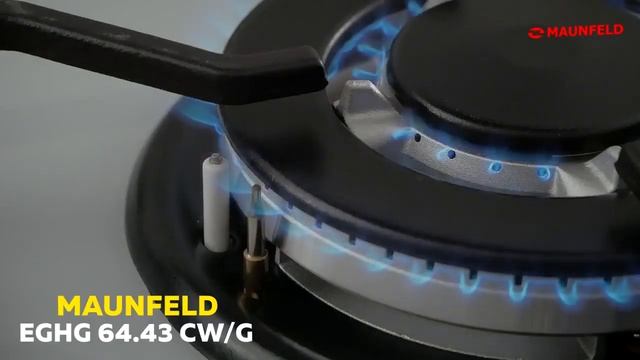 Обзор газовой варочной поверхности Maunfeld EGHG 64 43CWG смотреть онлайн