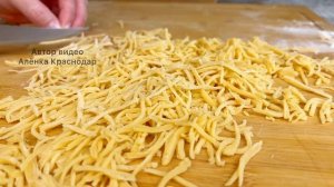 Рецепт самой вкусной домашней лапши
