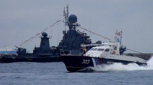 Парад Балтийского Флота в день ВМФ