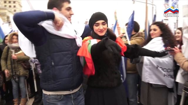 День народного единства 2016. Кавказский марш. смотреть онлайн