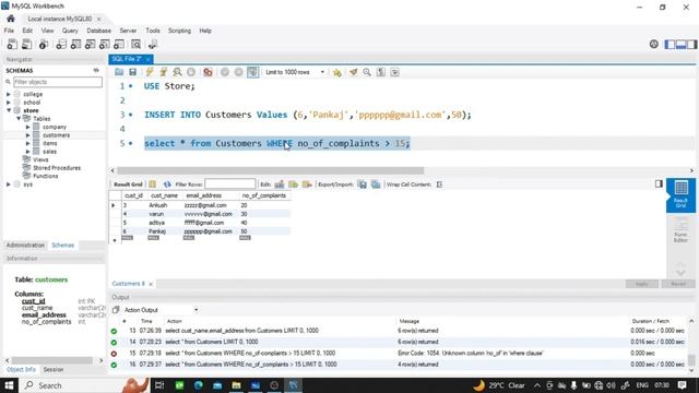 WHERE Clause in SQL | How to retrieve records on the basis of condition | SQL Tutorial PART 39 смотреть онлайн