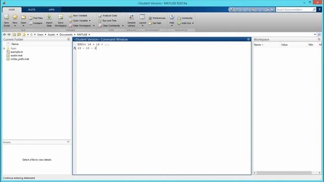 How to Go to the Next Line Without Executing the Command in MATLAB. смотреть онлайн