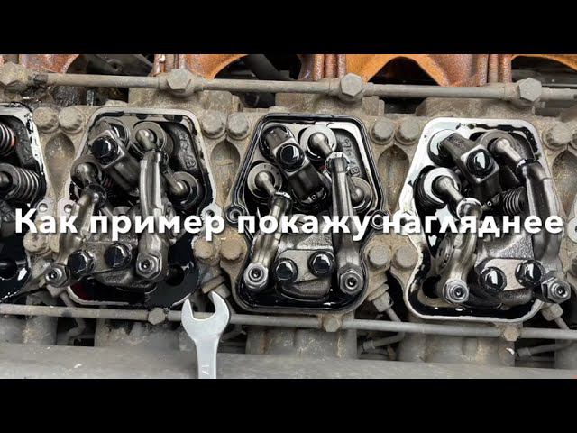 Комбайн Торум. Регулировка зазоров клапанов двигателя Mercedes Benz OM 460 , OM 457 смотреть онлайн