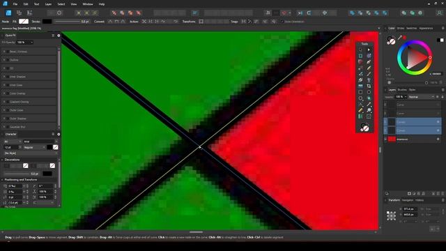 Overlapping | Affinity Designer смотреть онлайн