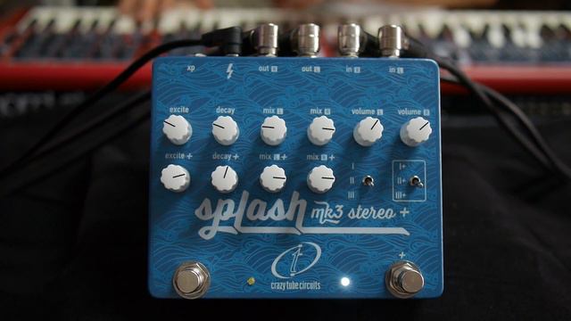 Crazy Tube Circuits Splash mk3 stereo plus with Nord Stage 3 смотреть онлайн