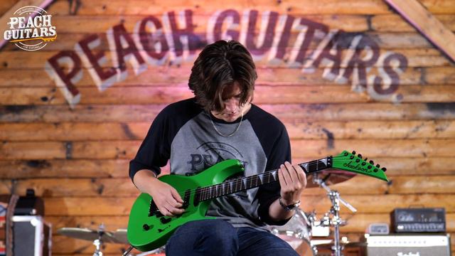 No Talking...Just Tones | Jackson American Series Soloist SL3 | Ebony - Satin Slime Green