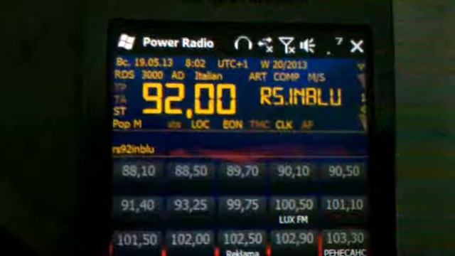 dx fm rs92inblu 92.00 mhz pi code 3000 Italy in Ukraine 2000 rm смотреть онлайн