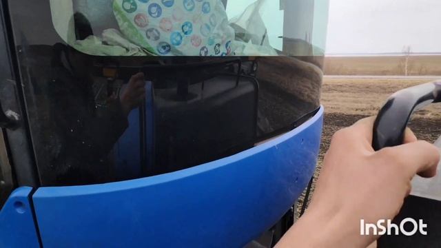 NEW HOLLAND TJ380 с гидрофицированными боронами 22 метра. Первый выезд в поле(24 апреля) смотреть онлайн