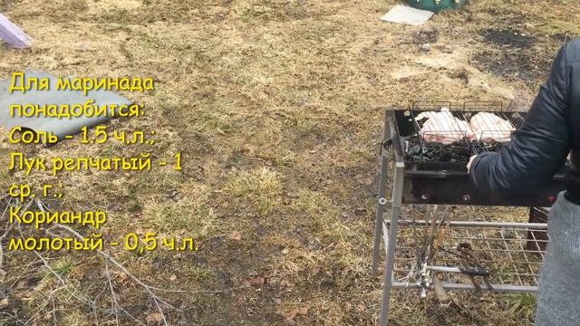 Жарим куриный шашлык, на даче. смотреть онлайн
