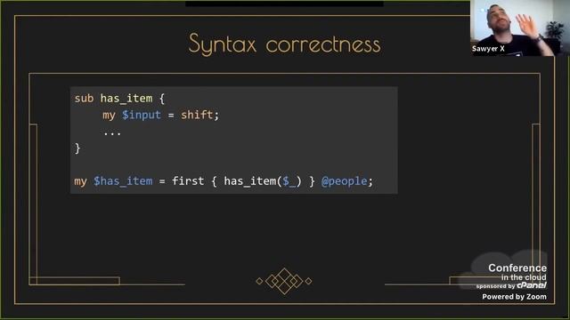 Opening / Perl Keynote: Sawyer - Get better, not get by смотреть онлайн
