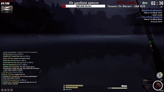 Прохождение игры TheFisher Online #42 Ловим толстолобик пёстрый...