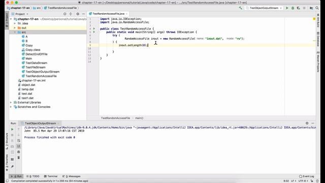 Java Random Access Files смотреть онлайн