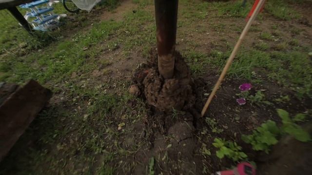 mini excavator 8 обзор Kubota K008 / крутим сваи / подключаем бур / шнек 300 мм смотреть онлайн