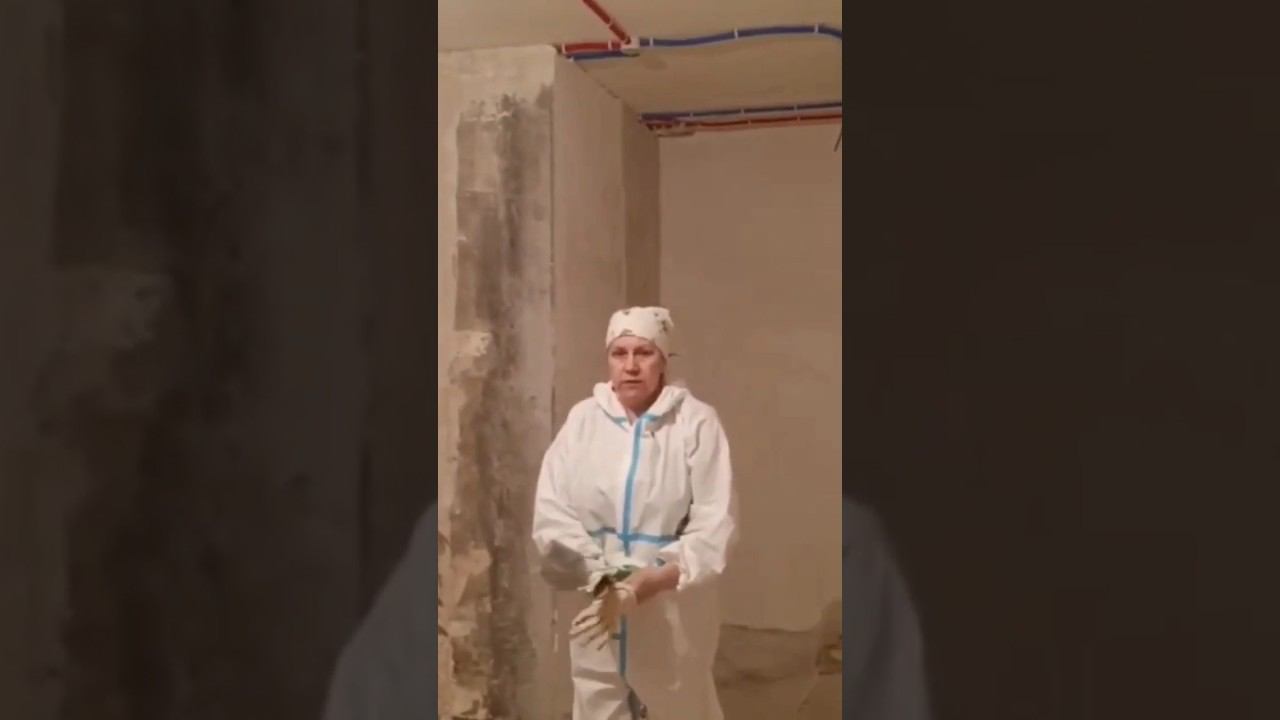 Штукатурка по маякам #штукатуркапомаякам #правило смотреть онлайн