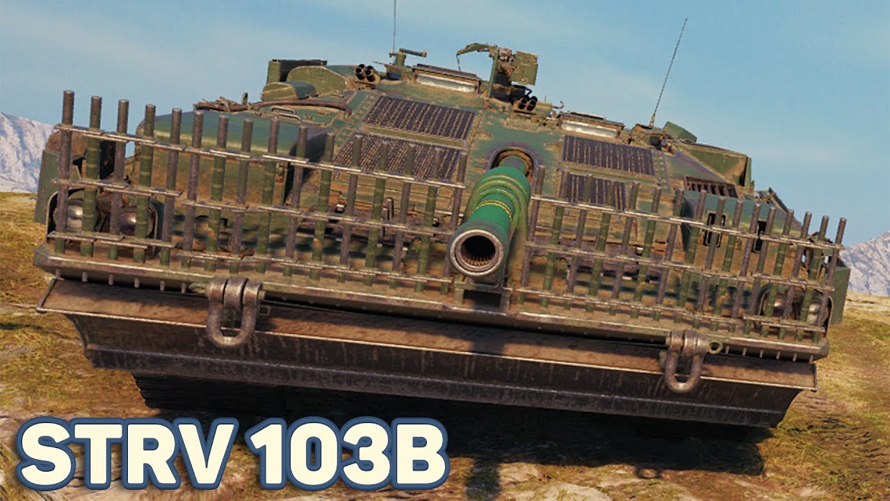 Tankist Strv 103B Прекрасная ПТ Strv 103B для снайперской охоты на врагов!!!