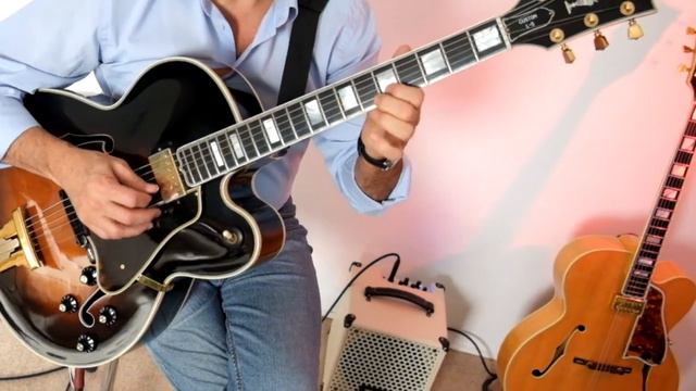 Jazzguitar Lessons With Lorenzo Petrocca, Gibson L5 & DV Mark Little Jazz