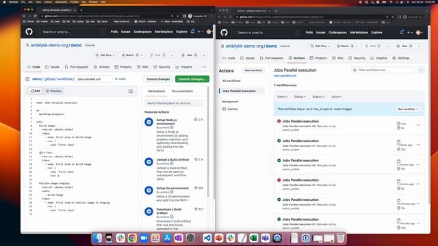 GitHub Actions: Parallel and Sequential Execution смотреть онлайн