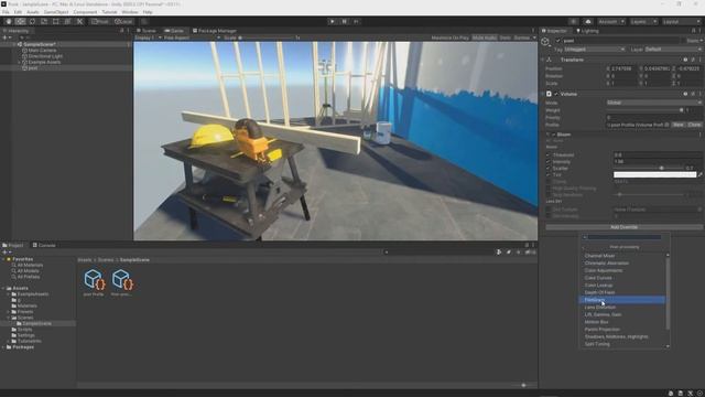 КАК ИСПОЛЬЗОВАТЬ POST PROCESSING С URP?// UNITY смотреть онлайн