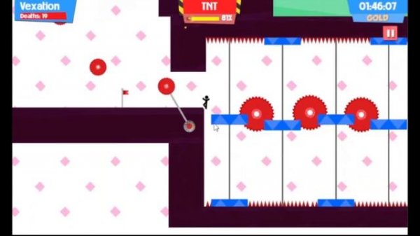 VEX 4 Прохождение VEXATION (со 2-3 попытки)