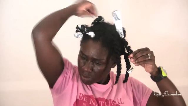 Curly Fro-No Heat Foil Curls~Natural Hair~ #19