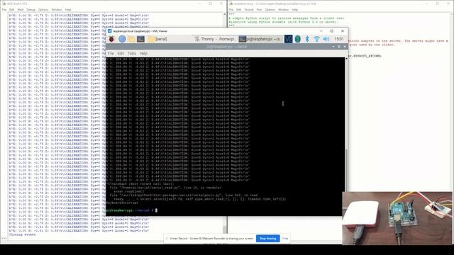 Raspberry PI UART to Bluetooth Python Sockets смотреть онлайн