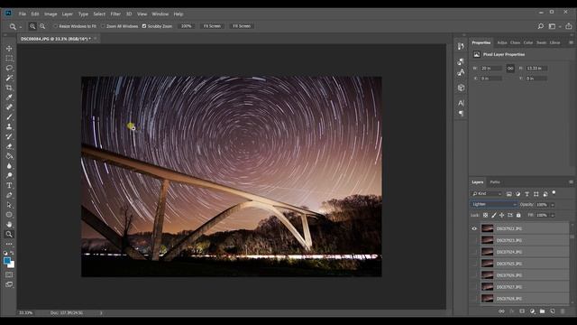 How to Edit Star Trails in Lightroom and Photoshop смотреть онлайн