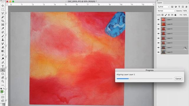 Auto Align Images in Photoshop смотреть онлайн