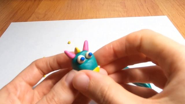 Как слепить Морского дракона из пластилина? Легкие поделки для детей/Видео лепка смотреть онлайн