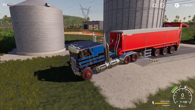 Сбор урожая кукурузы двумя большими комбайнами Farming Simulator 19 смотреть онлайн
